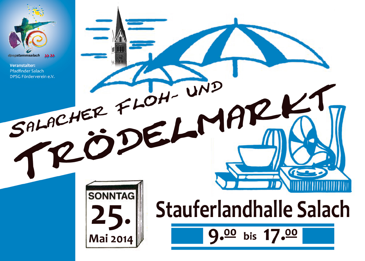 Salacher Flohmarkt, Sonntag, 25.5.2014 9:00-17:00