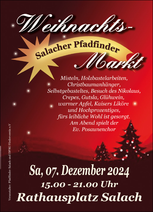 Salacher Pfadfinderweihnachtsmarkt